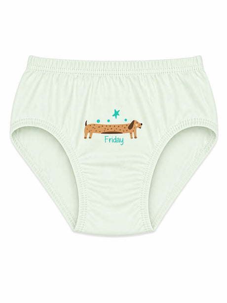 Girls 100% Cotton Panty Inner Elastic Pack of 3