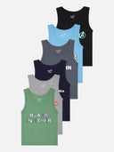 Boys Avengers Vest Round Neck Sleeveless - Pack of 6