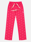 Girls Printed Track Pant with Casual Wear Styling, Relaxed Everyday Comfort, Lounge Wear Ease and Active Movement