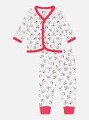 Unisex Thermal Set with Front Open Design and Full Sleeves for Winter Comfort and Easy Cold-Weather Dressing - Pack of 1