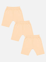 Girls 100% Cotton Shorts with Comfortable Fit for Everyday Essentials, Lounge Wear and Regular Use - Pack of 3