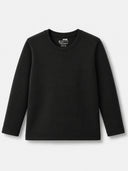 Girls Solid Cotton Round Neck Full Sleeve T-Shirt with Regular Fit for Casual Wear and Everyday Comfort - Pack of 1