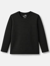 Girls Solid Cotton Round Neck Full Sleeve T-Shirt with Regular Fit for Casual Wear and Everyday Comfort - Pack of 1