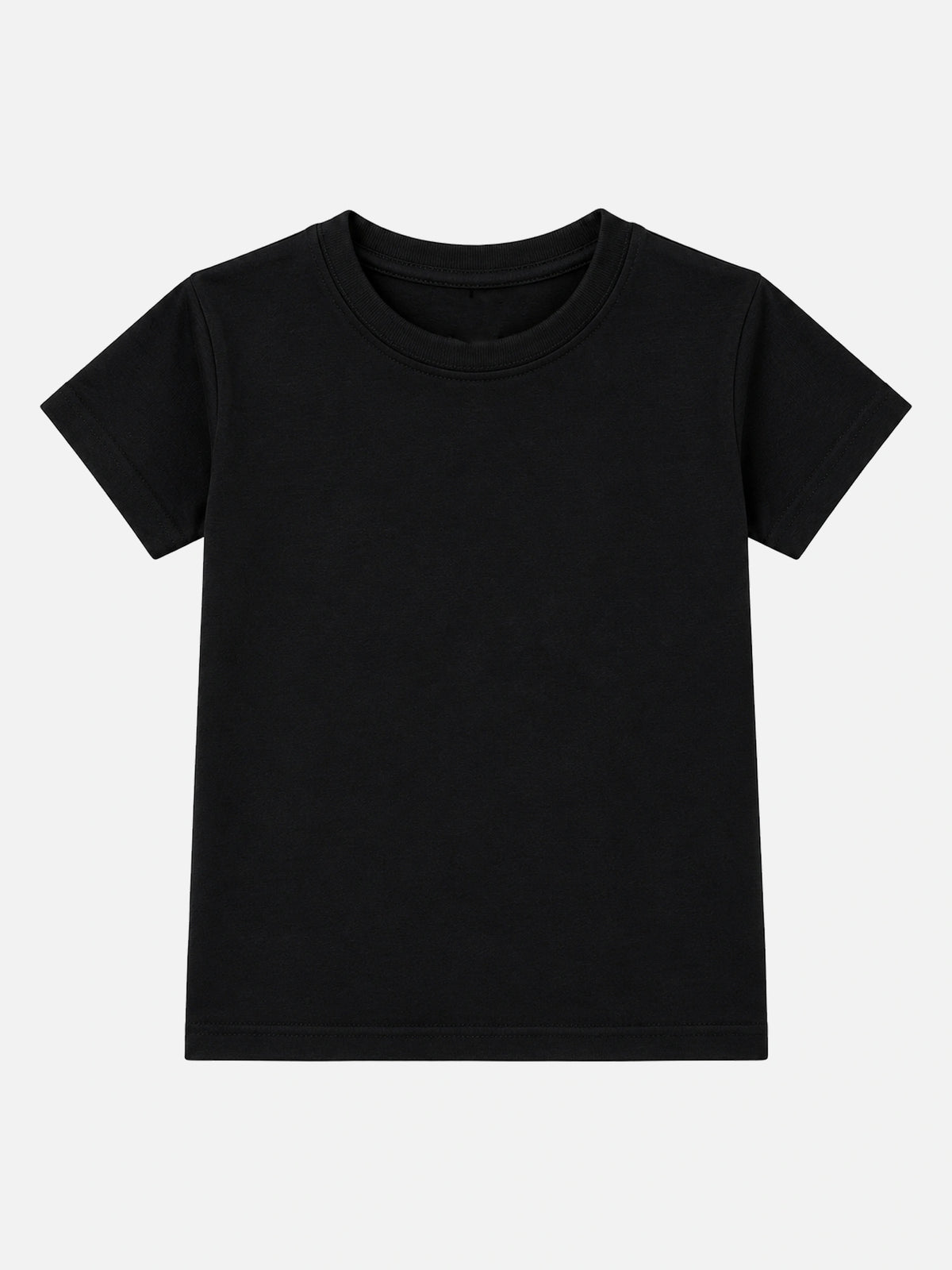 Girls Solid Round Neck Half Sleeve T-Shirt for Casual Wear, Comfortable Fit and Everyday Wardrobe Use - Pack of 1