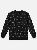Girls Printed Round Neck Full Sleeve Sweatshirt for Casual Wear, Comfortable Coverage and Winter Wardrobe Use - Pack of 1