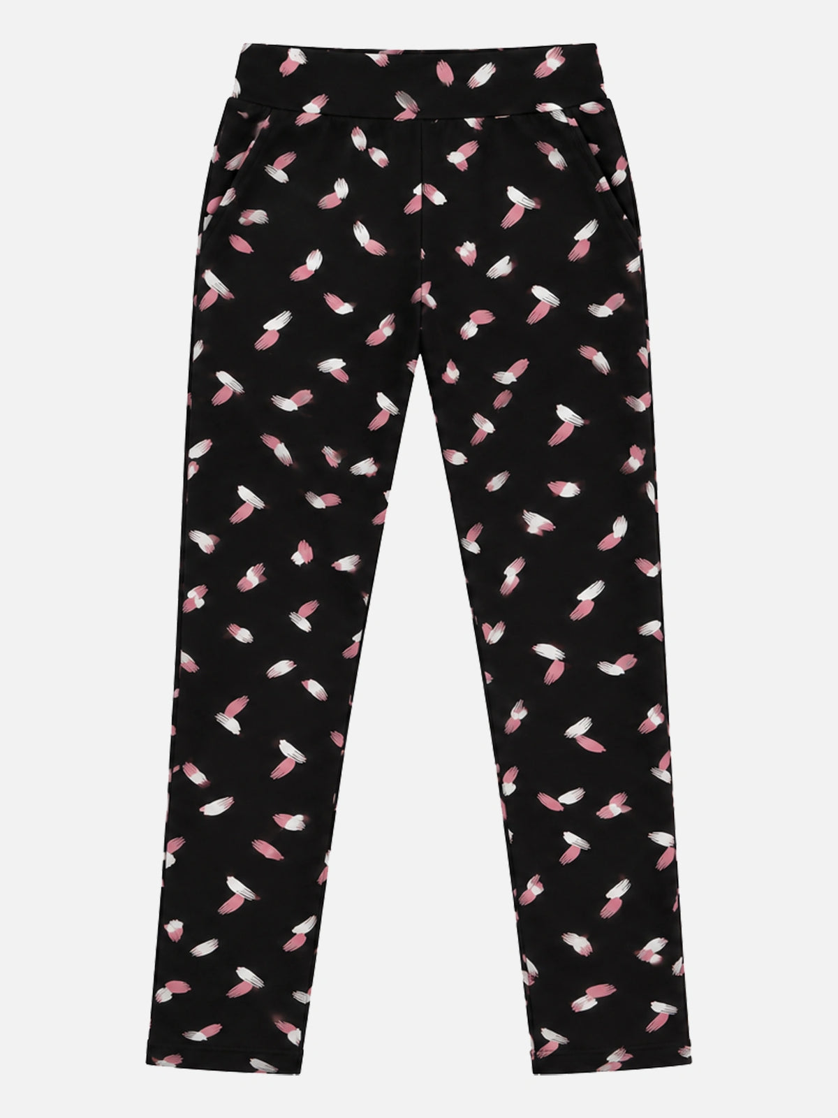 Women 100% Cotton Lower Pyjama with Side Pockets and Skinny Fit Track Pant Style for Casual Active Wear