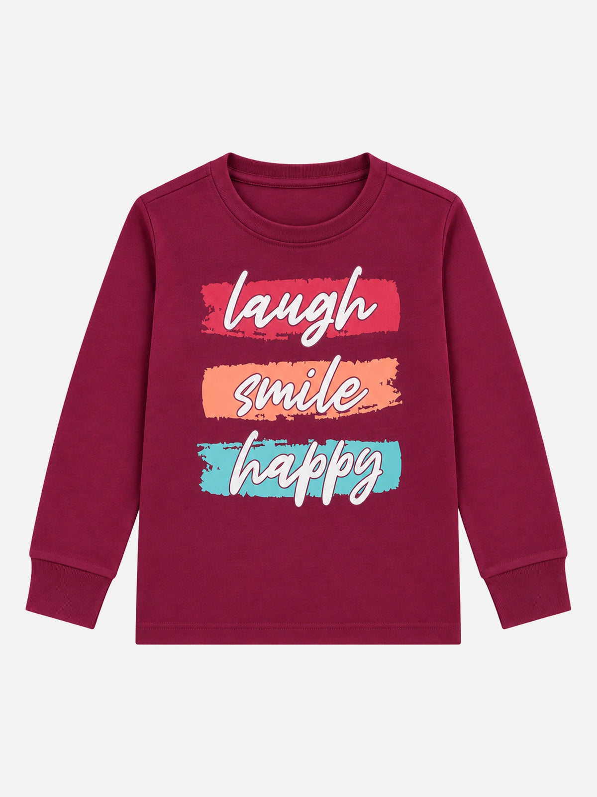 Girls Round Neck Full Sleeve T-Shirt for Casual Wear, Comfortable Coverage and Regular Wardrobe Use - Pack of 1
