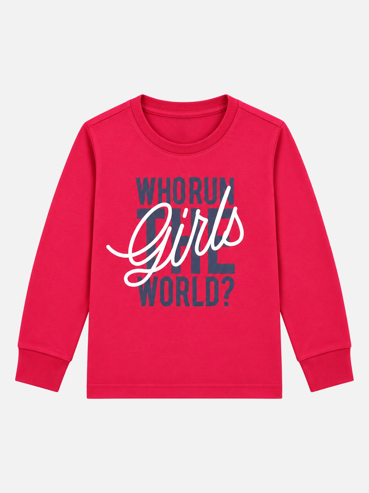 Girls Round Neck Full Sleeve T-Shirt for Casual Wear, Comfortable Coverage and Regular Wardrobe Use - Pack of 1