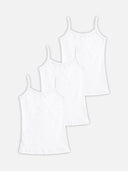 Girls Vest Dori Neck Pack of 3