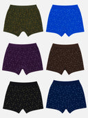 Girls Cotton Bloomers with Lycra Waistband and Ultrasoft Comfort Fit for Everyday Innerwear Use - Pack of 6