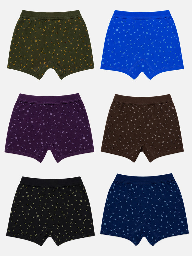 Girls Cotton Bloomers with Lycra Waistband and Ultrasoft Comfort Fit for Everyday Innerwear Use - Pack of 6