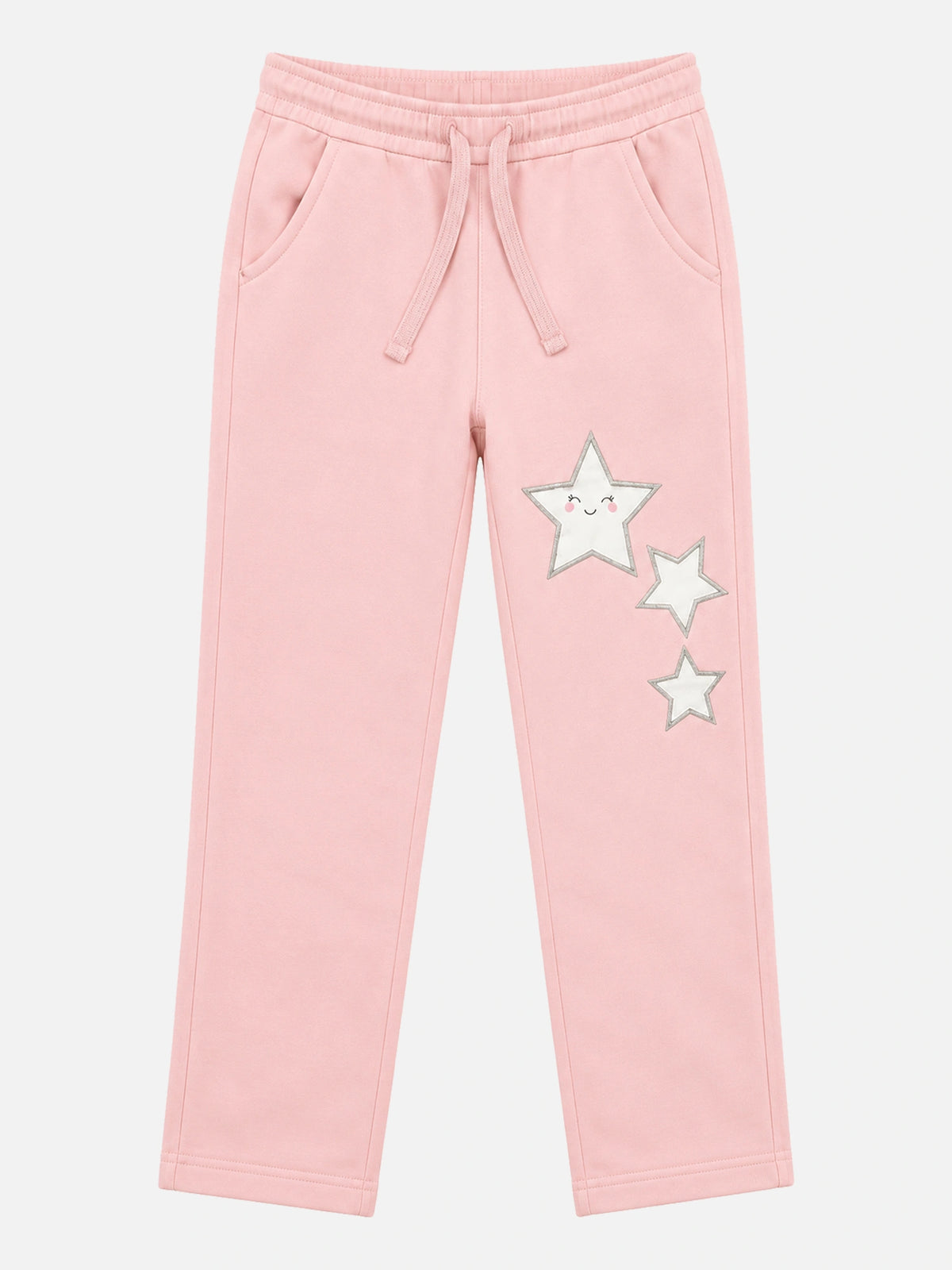 Girls Cotton Regular Fit Printed Track Pant for Casual Wear, Jogger Styling, Lounge Comfort and Easy Movement