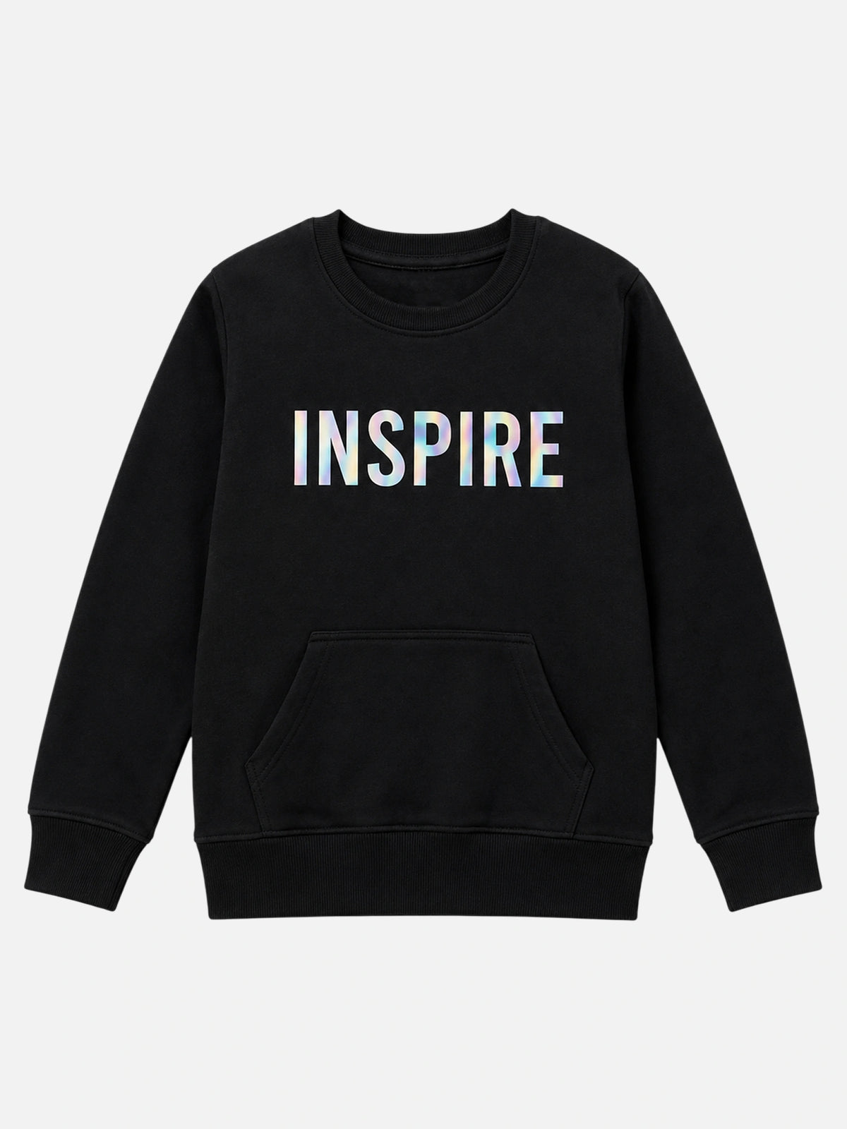 Girls Round Neck Full Sleeve Sweatshirt with Comfortable Everyday Styling for Casual Wear and Light Winter Use