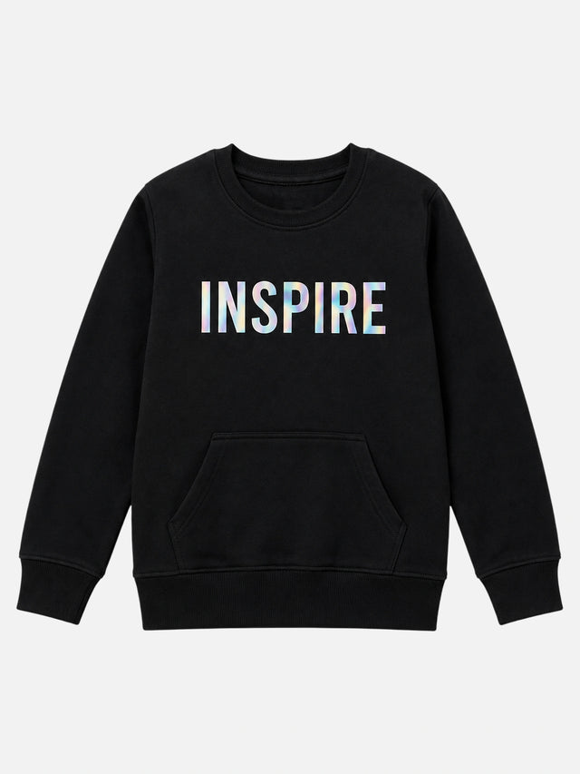Girls Round Neck Full Sleeve Sweatshirt with Comfortable Everyday Styling for Casual Wear and Light Winter Use