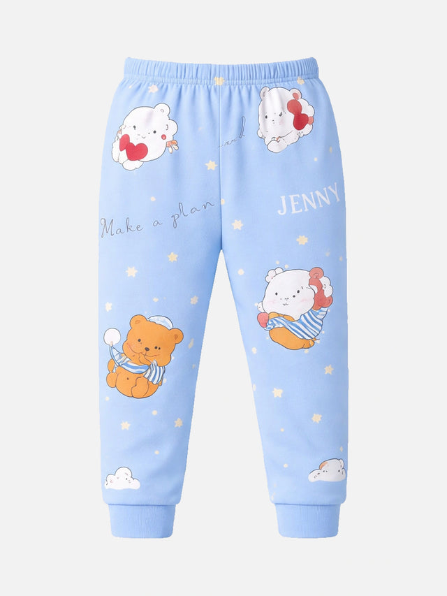 Unisex Cotton Pyjama with Inner Elastic for Sleepwear Comfort, Easy Movement and Everyday Printed Nightwear