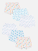 Baby Boys Printed Trunk with Inner Elastic Waistband for Comfortable Innerwear Essentials and Regular Use - Pack of 6