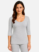 Women Thermal Top with Round Neck Full Sleeves, Warm Innerwear Comfort and Everyday Winter Essential - Pack of 1