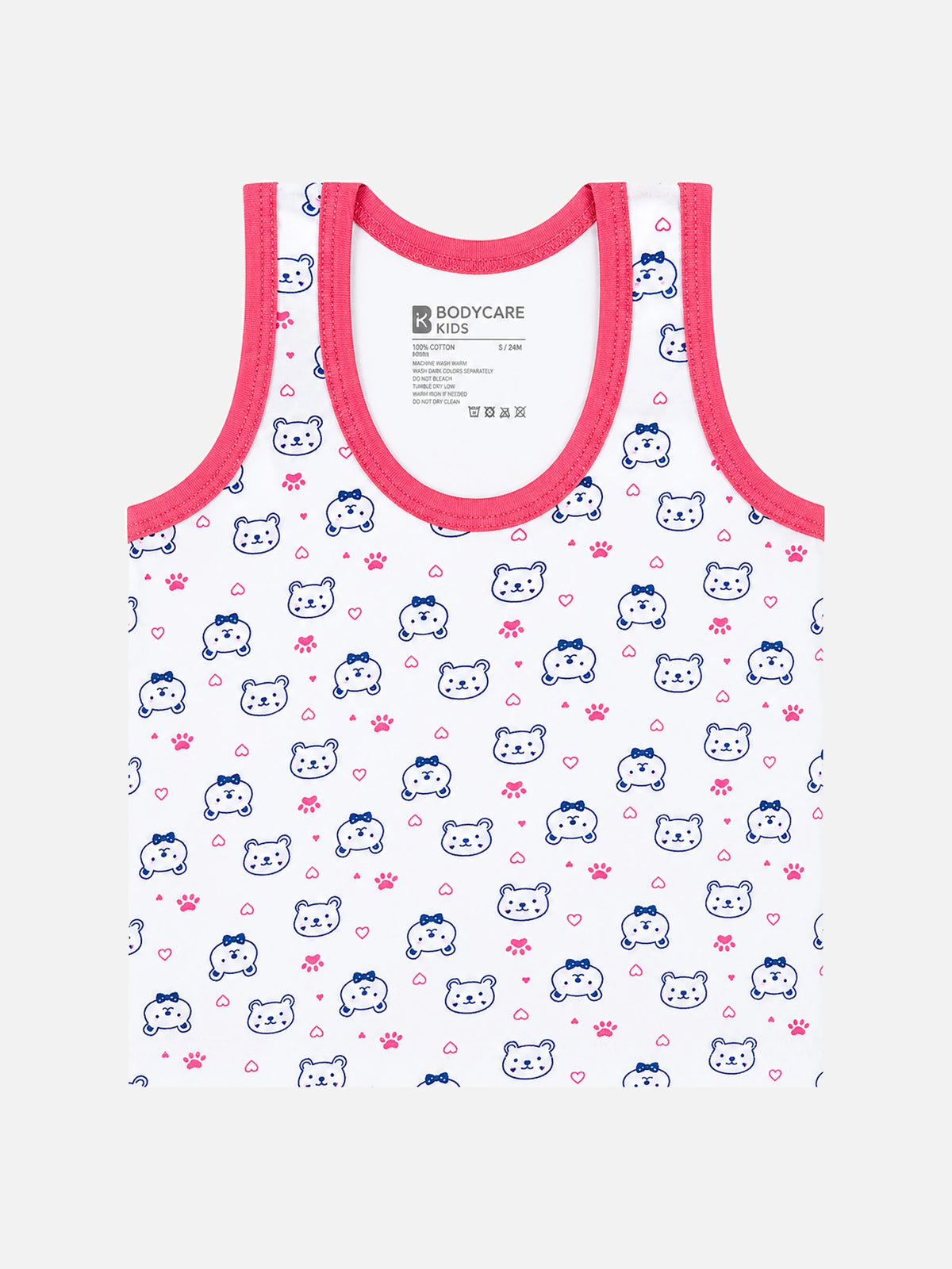 Baby Boys Round Neck Vest with Sleeveless Design for Comfortable Innerwear Use and Everyday Essentials - Pack of 6