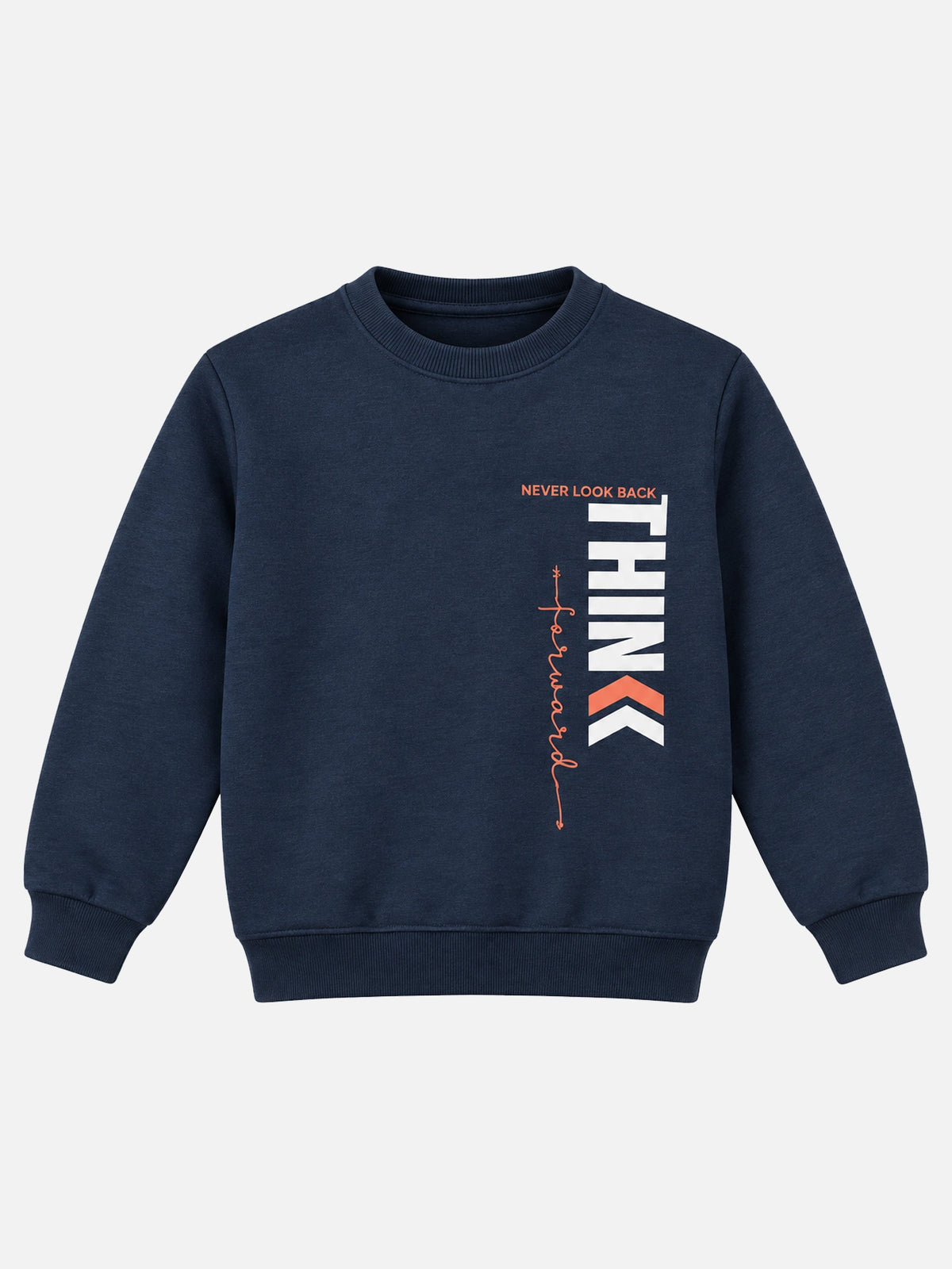 Boys Round Neck Full Sleeves Sweatshirt for Casual Wear, Lounge Comfort, Easy Movement and Regular Wardrobe Use