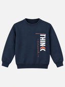Boys Round Neck Full Sleeves Sweatshirt for Casual Wear, Lounge Comfort, Easy Movement and Regular Wardrobe Use
