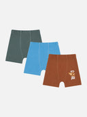 Boys Cotton Trunk Inner Elastic Pack of 3