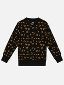 Girls Printed Round Neck Full Sleeve Sweatshirt for Casual Wear, Comfortable Coverage and Winter Wardrobe Use - Pack of 1