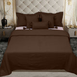 King Size Cotton Jersey Bedcover Camel Beige - Bodycare