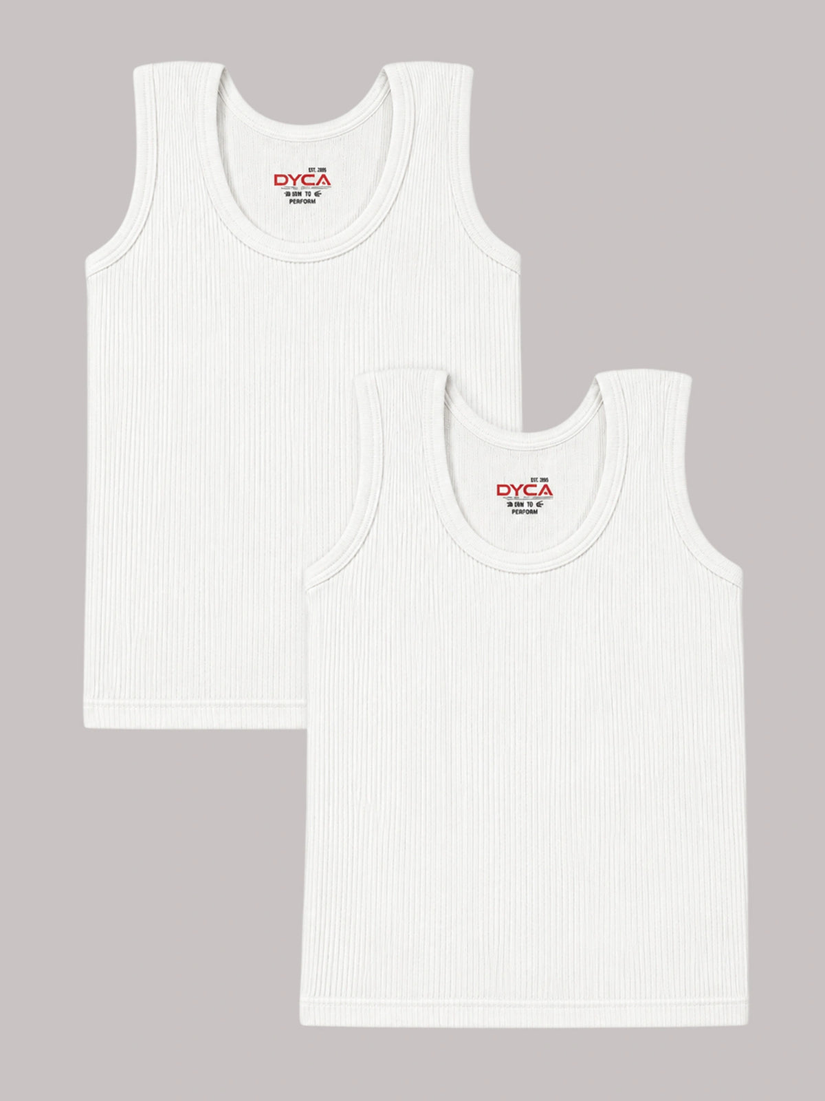 Unisex Round Neck Sleeveless Thermal Top for Warm Innerwear Comfort, Easy Winter Layering and Regular Use - Pack of 2
