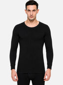 Men Antibacterial Thermal Top with Crew Neck and Full Sleeves for Winter Base Layering and Cold-Weather Comfort - Pack of 1