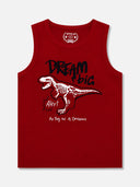 Boys Cotton Printed Sleeveless T-Shirt with Round Neck and Regular Fit for Casual Wear and Easy Movement