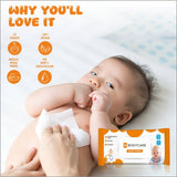 Bodycare Unisex  Wet Wipes White Pack Of 8