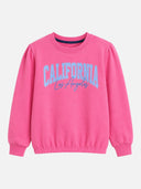 Girls Round Neck Full Sleeve Sweatshirt with Comfortable Casual Wear Styling for Winter Wear and Regular Use
