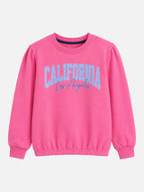 Girls Round Neck Full Sleeve Sweatshirt with Comfortable Casual Wear Styling for Winter Wear and Regular Use