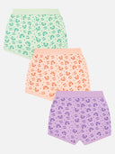 Unisex 100% Cotton Bloomer with Lycra Band for Everyday Innerwear Comfort and Baby Essentials - Pack of 3