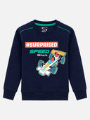 Boys Fleece Round Neck Full Sleeve Sweatshirt for Cozy Winter Wear, Casual Comfort and Everyday Wardrobe Styling - Pack of 1