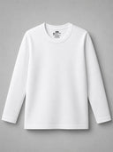 Girls Solid Cotton Round Neck Full Sleeve T-Shirt with Regular Fit for Casual Wear and Everyday Comfort - Pack of 1