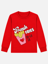 Girls Printed Round Neck Full Sleeve T-Shirt for Casual Wear, Comfortable Coverage and Regular Wardrobe Use - Pack of 1
