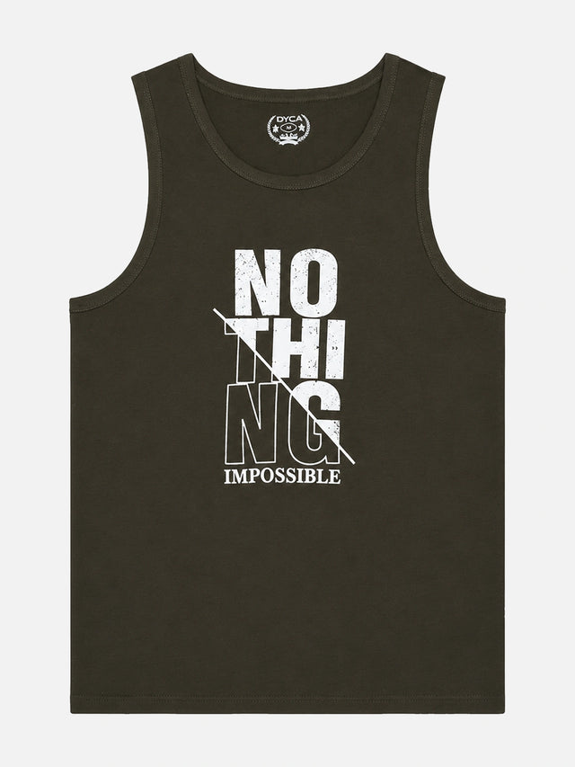 Men Cotton Printed Sleeveless T-Shirt with Round Neck, Tank Top Styling and Regular Fit for Casual Wear Comfort