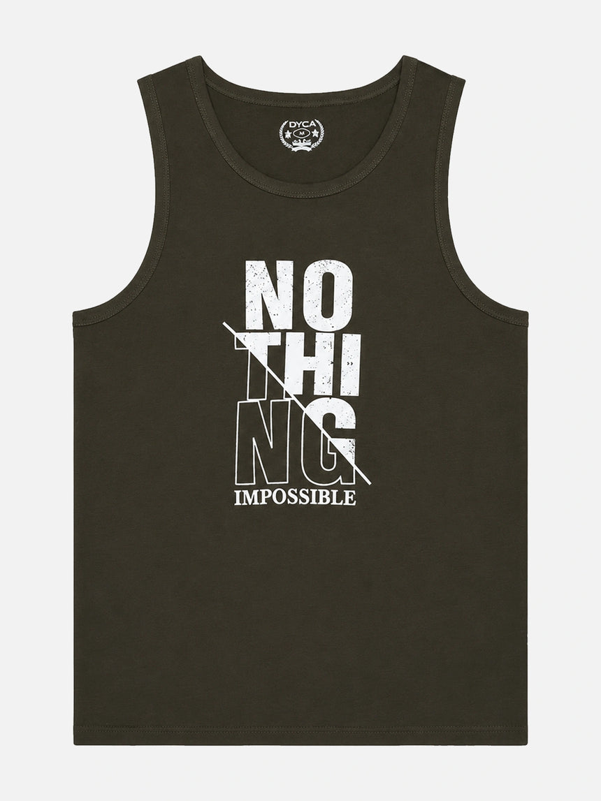 Men T-Shirt Round Neck Sleeveless
