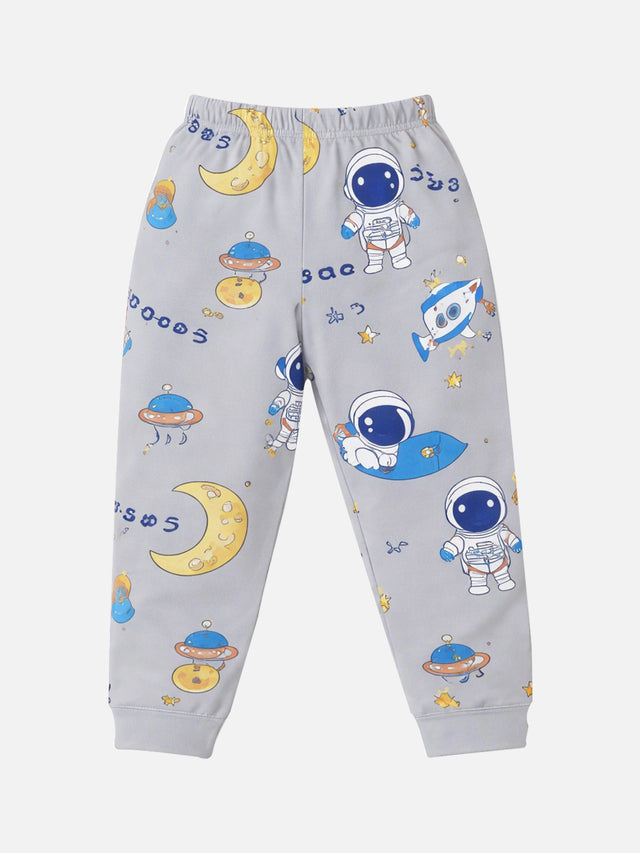Baby Boys Self Design Pyjama with Inner Elastic for Regular Wear, Easy Movement and Everyday Comfort