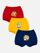 Unisex Baby 100% Cotton Trunks with Comfortable Fit for Everyday Innerwear Use and Baby Essentials - Pack of 3