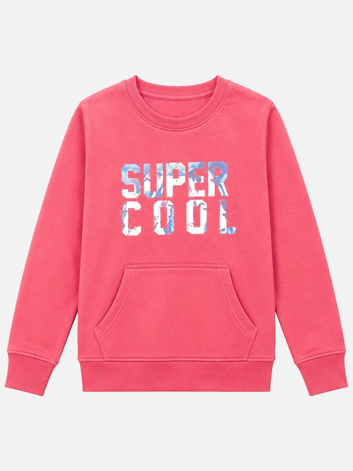 Girls Round Neck Full Sleeve Sweatshirt with Clean Casual Styling for Everyday Comfort and Regular Seasonal Wear