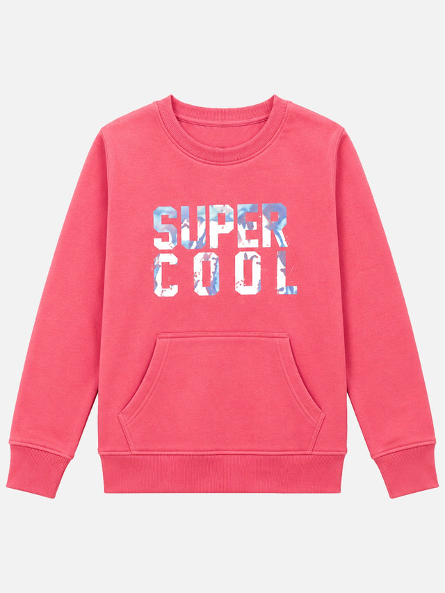 Girls Round Neck Full Sleeve Sweatshirt with Clean Casual Styling for Everyday Comfort and Regular Seasonal Wear