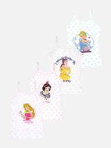 Girls Princess Vest Dori Neck Sleeveless Pack of 4 - Bodycare
