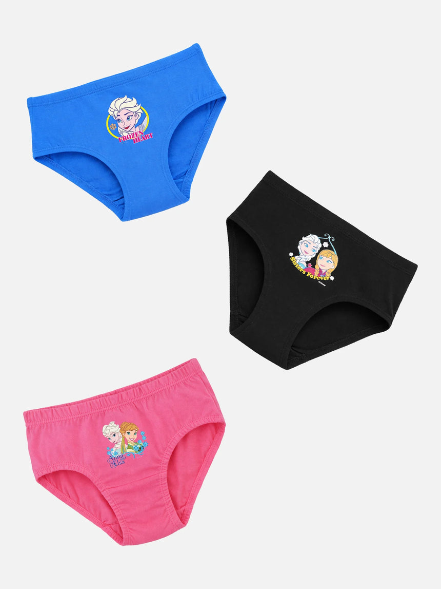 Girls Frozen Panty Inner Elastic Pack of 3 - Bodycare