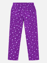 Girls 100% Cotton Lower for Comfortable Lounge Wear, Casual Wear and Easy Everyday Movement - Pack of 1