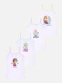 Girls Frozen Vest Dori Neck Sleeveless Pack of 4 - Bodycare