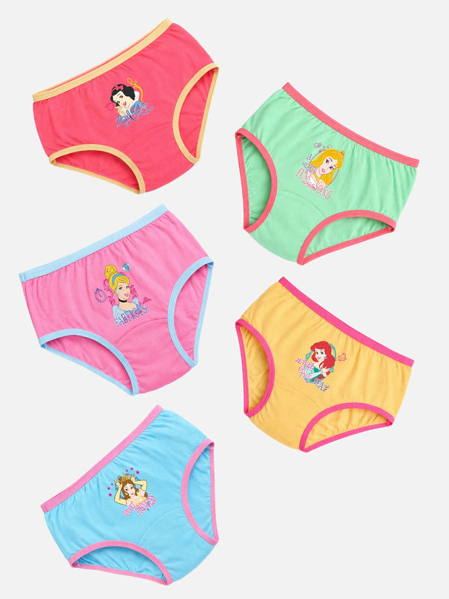 Girls Princess Panty Top Elastic Pack of 5 - Bodycare