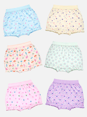 Unisex Cotton Spandex Bloomer Lycra Waistband Pack of 6 - Bodycare