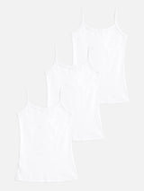 Girls Vest Round Neck Sleeveless Pack of 3 - Bodycare